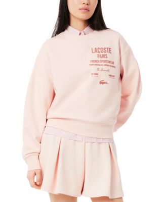 LACOSTE USA - Women's Oversized Crewneck Sweatshirt
