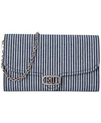 Lauren Ralph Lauren - Striped Canvas Adair Crossbody Bag