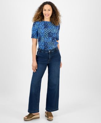 Style & Co - Petite Wide-Leg Jeans