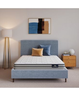Serta - Flowering Cherry 9.5" Medium Euro-Top Mattress - King