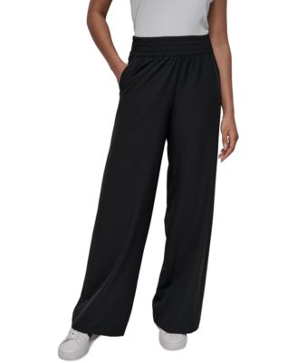 DKNY - Women's Hudson Stretch Wide-Leg Pull-On Pants
