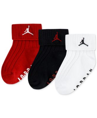 Jordan - Baby Essentials Ribbed Gripper Socks, 3 Pack