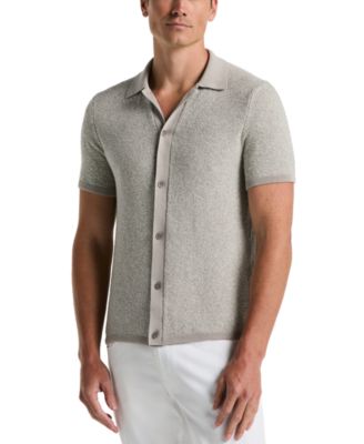 Perry Ellis - Men's Two-Tone Button-Down Shirt