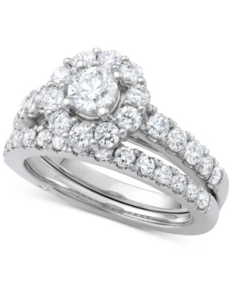 Macy's - Certified Diamond Bridal Set (2 ct. t.w.) in 18k Gold