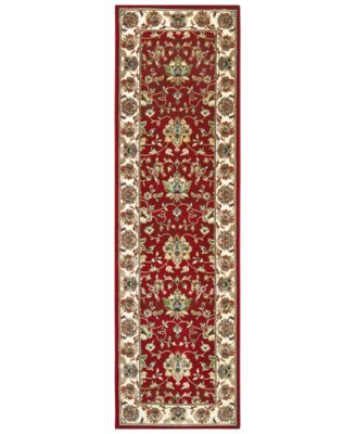 Oriental Weavers - Kashan 4929R Red/Ivory 2'3" x 7'6" Runner Area Rug