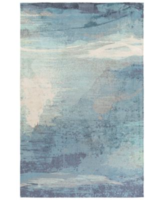 Livabliss - Felicity FCT-8000 Sky Blue 4' x 6' Area Rug