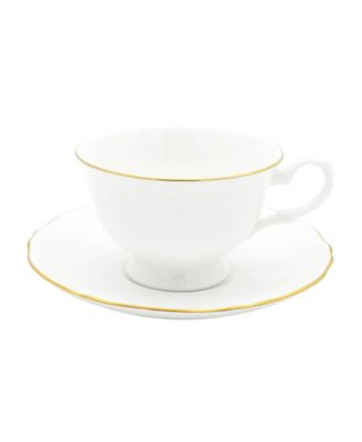 Twig New York - Amelie Brushed Gold Rim Cup Saucer