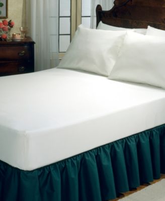 Fresh Ideas - Fitted Vinyl Mattress Protector, Queen