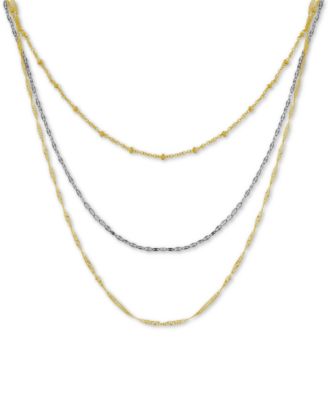 And Now This - Multi-Chain 18" Layered Statement Necklace