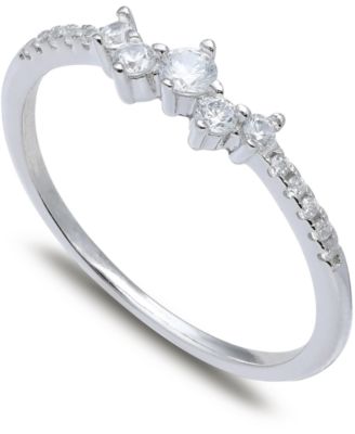 Giani Bernini - Cubic Zirconia Scatter Band in Sterling Silver