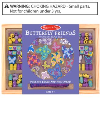 Melissa and Doug - Kids Toy, Butterfly Friends Bead Set