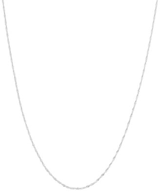 Macy's - Singapore Link 18" Chain Necklace