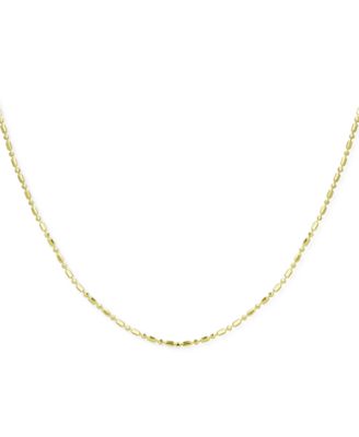 Giani Bernini - Dot & Dash Link 18" Chain Necklace in 18k Gold-Plated Sterling Silver