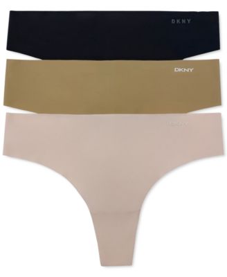 DKNY - Women's 3-Pk. Litewear Cut Anywhere Thong Underwear DK5026BP3
