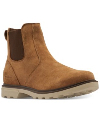 Sorel - Men's Carson Waterproof Suede Chelsea Boot