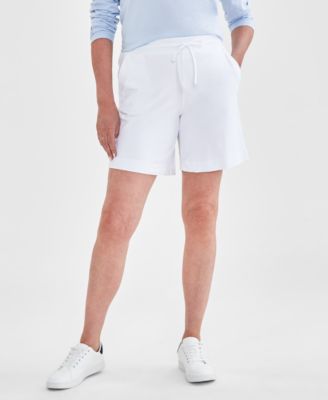 Style & Co - Petite Mid-Rise Drawstring Shorts, Created for Macy's