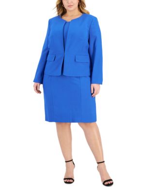 Le Suit - Plus Size Cardigan Jacket & Sheath Dress
