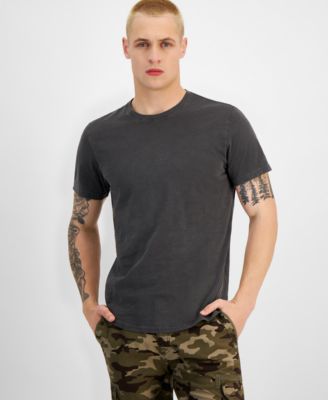 Sun + Stone - Men's Sun Kissed Regular-Fit Curved Hem T-Shirt