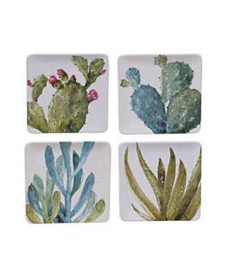 Certified International - 4pc Squ Dessrt Plate