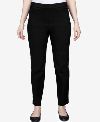 Alfred Dunner - Petite Pull-On Straight-Leg Pants