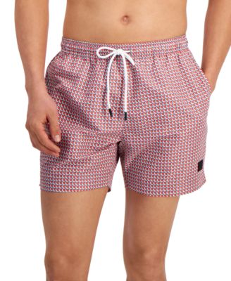 Hugo Boss - Men's Vibe Patterned Swim Trunks