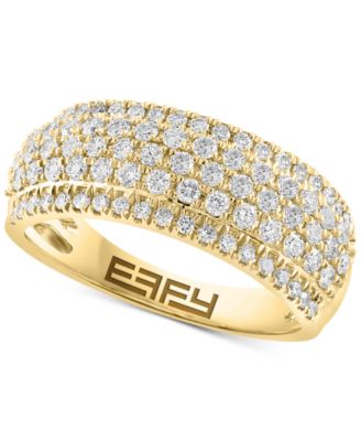 EFFY Collection - EFFY Diamond Pav&eacute; Multirow Ring (7/8 ct. t.w.) in 14k Gold