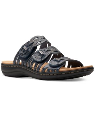 Clarks - Laurieann Ruby Scalloped Strap Slide Sandals