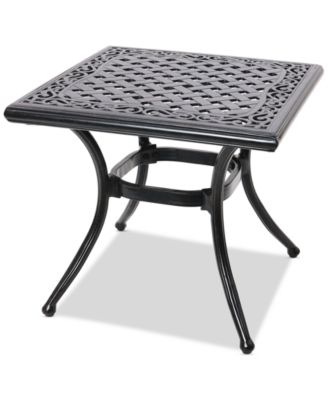 Agio - Wythburn Mix and Match 20" Square Cast Aluminum Outdoor End Table