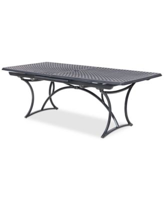 Agio - Wythburn Mix and Match 110"x 42" Cast Aluminum Outdoor Extension Dining Table