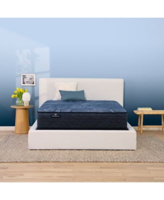 Serta - Perfect Sleeper Cobalt Calm 13" Plush Mattress Set, Twin XL