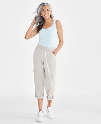 Style & Co - Petite Pull-On Mid-Rise Capri Pants