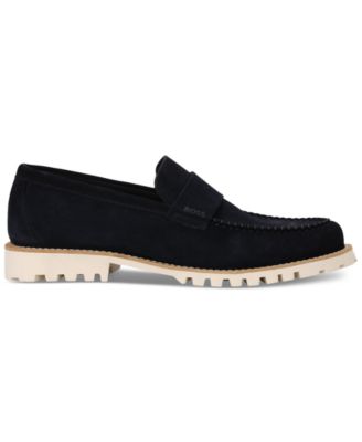 Hugo Boss - Tirian_Loaf_Sd Slip-On Lug-Sole Loafers