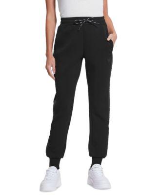 GUESS - Women's Allie Logo-Tape Cuffed Sweatpants