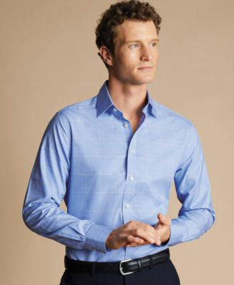 Charles Tyrwhitt - Men's Slim-Fit Non-Iron Glen Plaid Dress Shirt