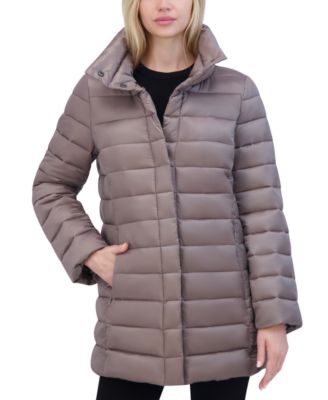 Tahari - Women's Shine Collared Packable Puffer Coat