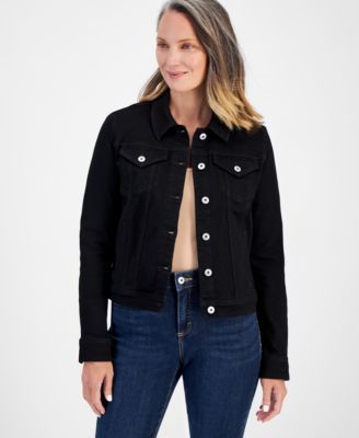 Style & Co - Women's Classic Relaxed Denim Trucker Jacket