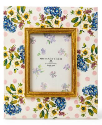 Mackenzie-Childs - Wildflowers Pink Frame, 5" x 7"