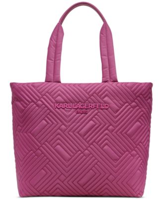 KARL LAGERFELD PARIS - Voyage Quilted Tote Bag