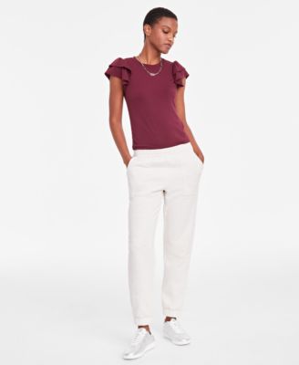 On 34th - Women's Tapered Fleece Jogger Pants