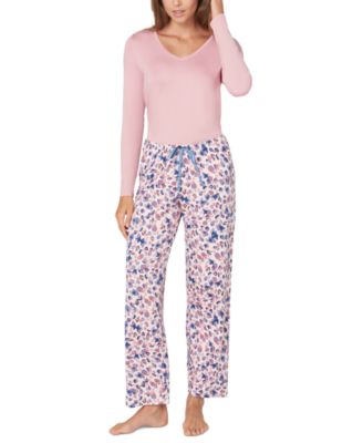Hue - Women's Leo Swirl Printed High-Rise Pajama Pants