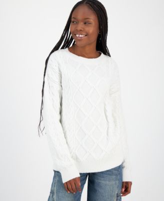 Ultra Flirt - Juniors' Gilmore Girls Cable-Knit Sweater