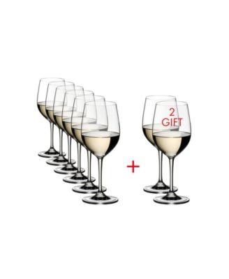 Riedel - Wine Glasses, Vinum Chablis Pay 6 Get 8 Set