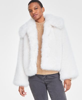 On 34th - Women's Faux-Fur Collared Jacket
