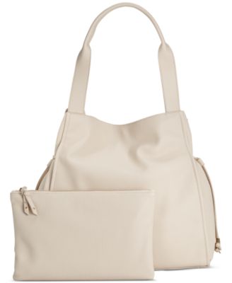 On 34th - Jyyll Large Solid Tote with Removable Pouch