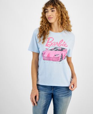 Love Tribe - Juniors' Barbie Convertible Graphic-Print T-Shirt