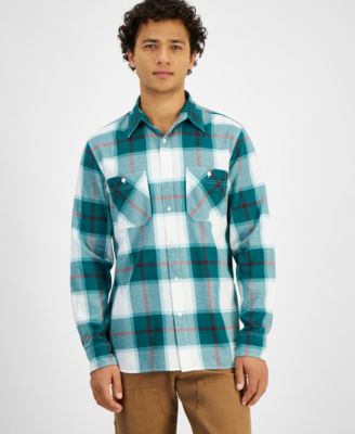 Sun + Stone - Men's Ross Plaid Shirt
