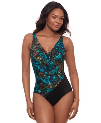 Miraclesuit - Women's Flor De Mare Oceanus Tummy-Control One-Piece Swimsuit