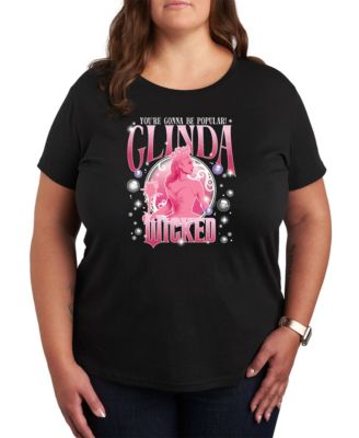Hybrid Apparel - Plus Size Wicked Glinda Graphic T-Shirt