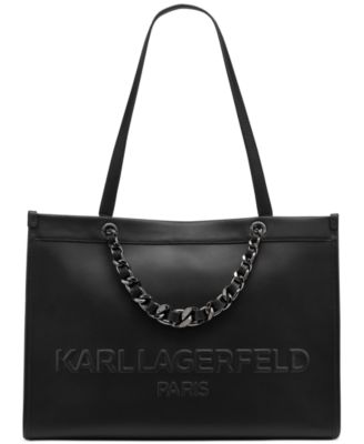 KARL LAGERFELD PARIS - Savoie Large Leather Tote