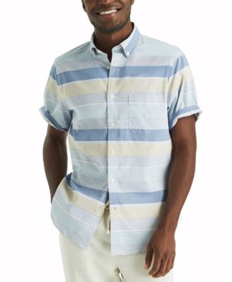 Nautica - Men's Striped Short Sleeve Shirt